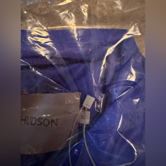 Hudson Water Repellent Insulated Coach Jacket Style HM100 Men's Size XL Blue NWT - Picture 3 of 9